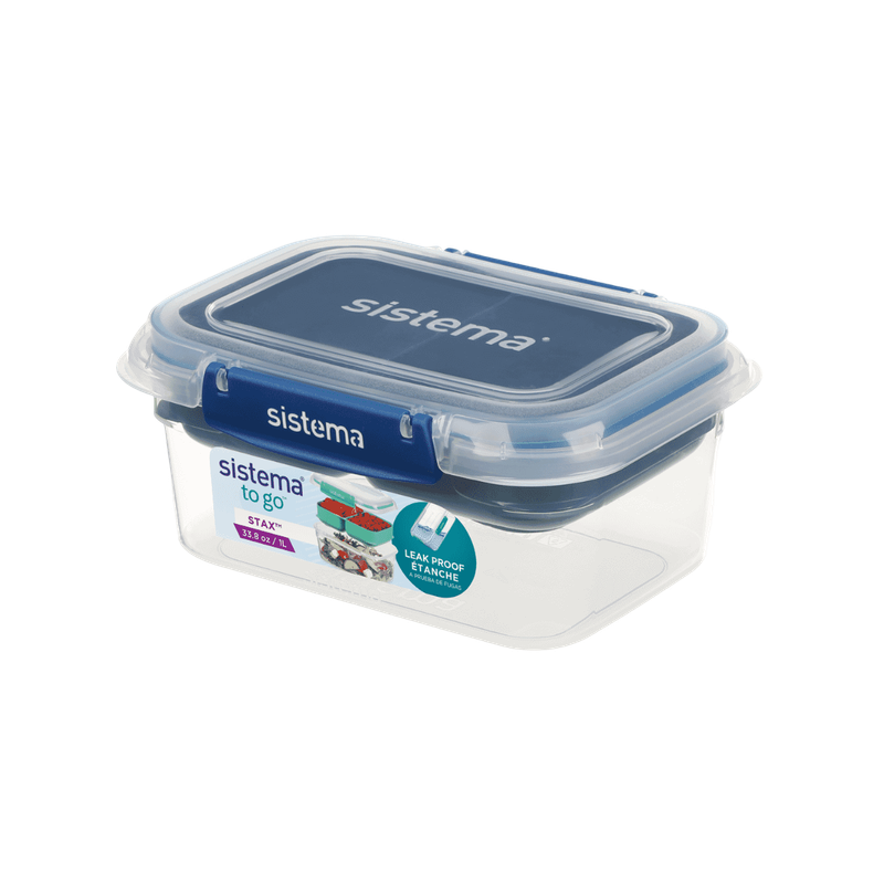 Sistema® Rectangle Stax™ TO GO™ 1公升