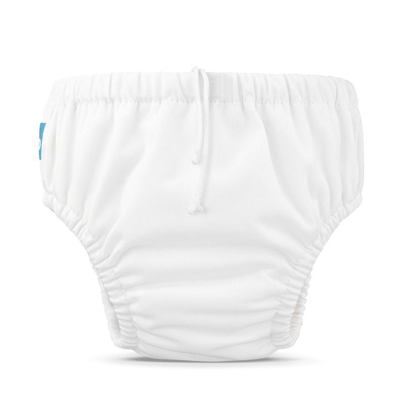 Charlie Banana Reusable Swim Diaper Drawstring L - White