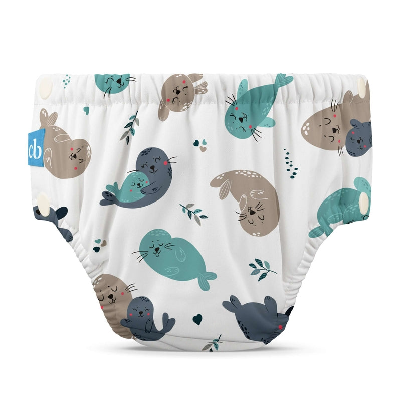 Charlie Banana Reusable Swim Diaper Snaps S - Seally