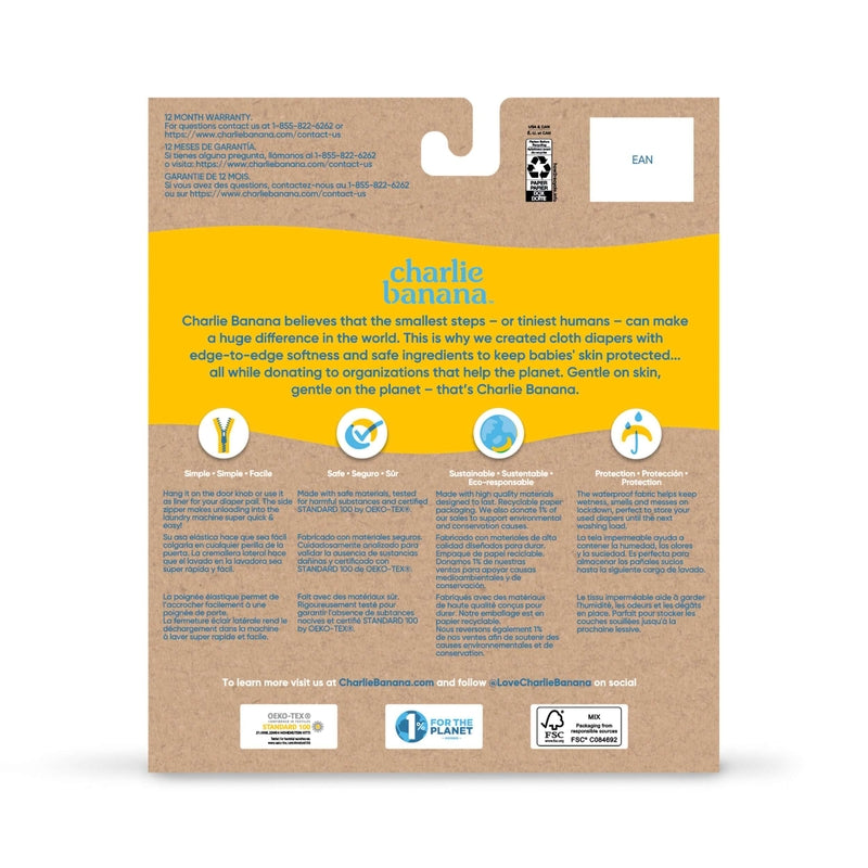 Charlie Banana Reusable Training Pants Snaps L - Mr Dragon