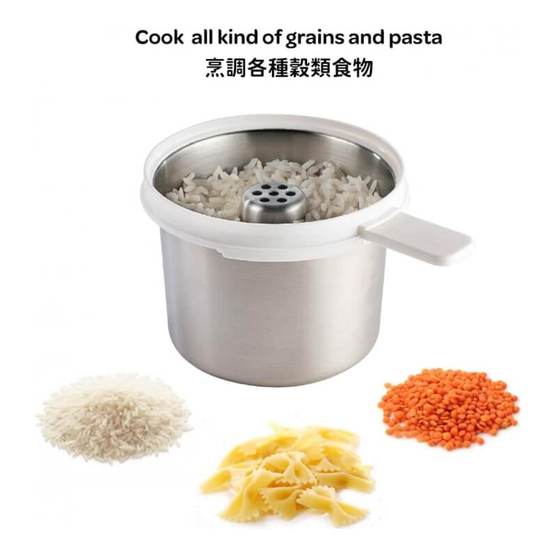 Beaba 米飯、義面和穀物料理機配件（適用於 Babycook Neo） - 白色