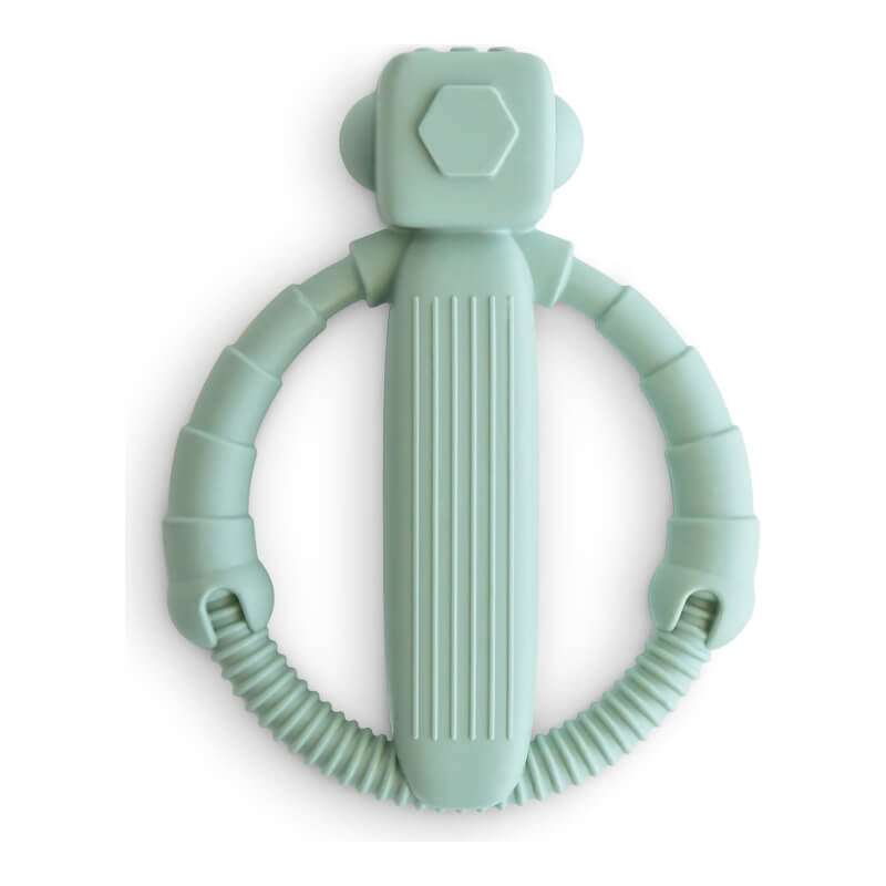 Mushie Robot Rattle Teether