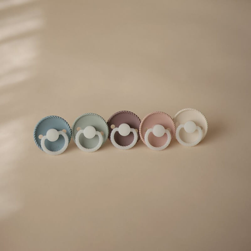 FRIGG Rope Round Silicone Night Pacifier