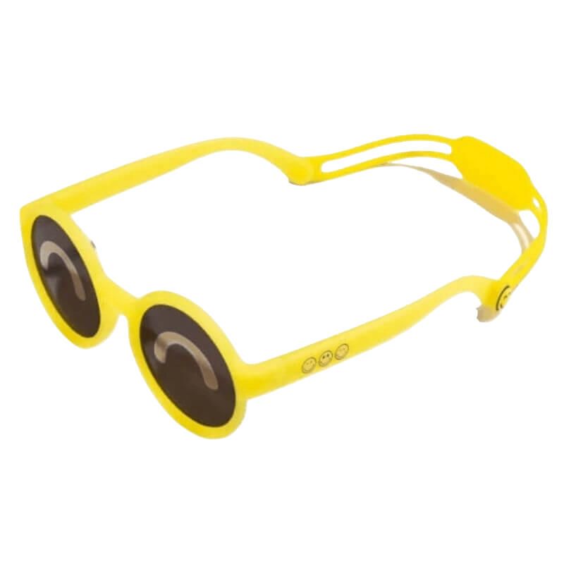 Smiley World Round Kids Sunglasses (0-2yrs) - Yellow / Beam