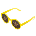 Smiley World Round Kids Sunglasses (3-5 yrs)- Yellow / Star