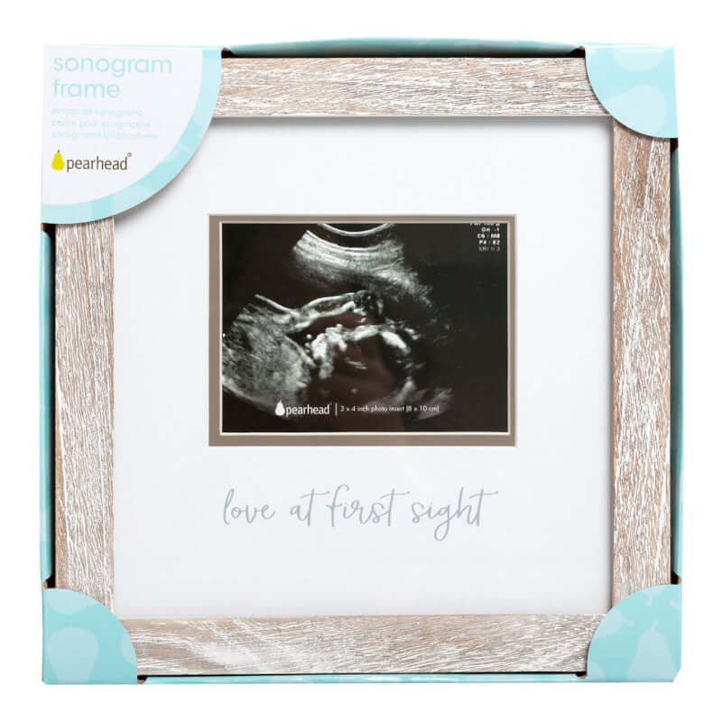 Pearhead Rustic Sonogram Frame