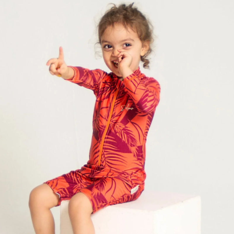 Sandbar Orange Palm - Body Swimsuits