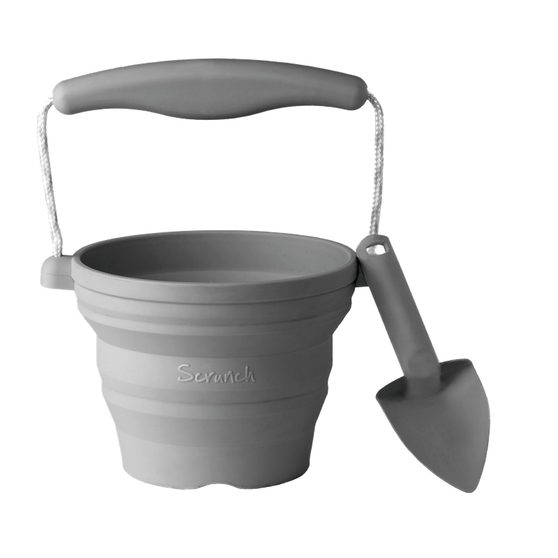 Scrunch Seedling Pot and Trowel