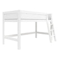 LIFETIME Kidsrooms Semi High Bed with Slanted Ladder 90x200cm