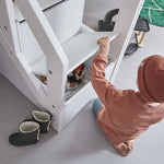 LIFETIME Kidsrooms Semi High Bed with Step Ladder 90x200cm