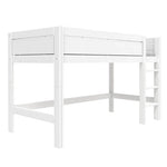 LIFETIME Kidsrooms Semi High Bed with Straight Ladder 90x200cm