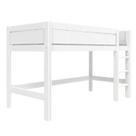 LIFETIME Kidsrooms Semi High Bed with Straight Ladder 90x200cm