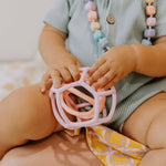 Jellystone Designs Sensory Ball & Fidget 2-Pack - Bubblegum & Peach