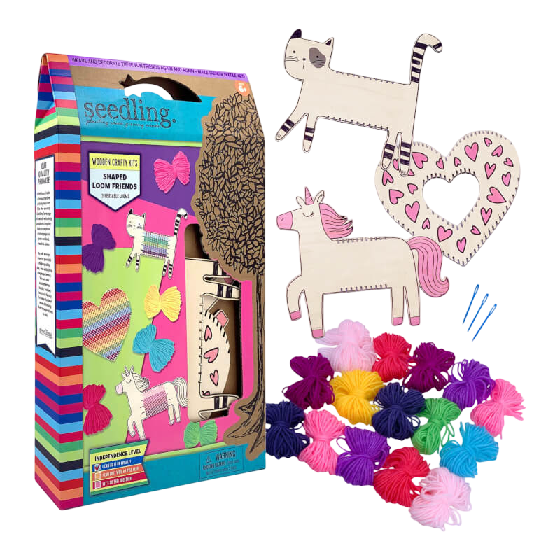 Seedling Shaped Loom Friends