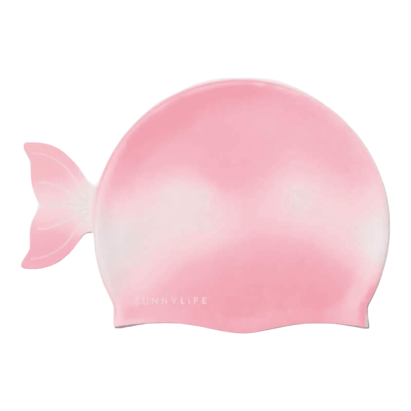 SUNNYLiFE Shaped Swimming Cap - Ocean Treasure Rose Ombre
