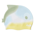 SUNNYLiFE Shaped Swimming Cap - Shark Tribe Khaki Ombre