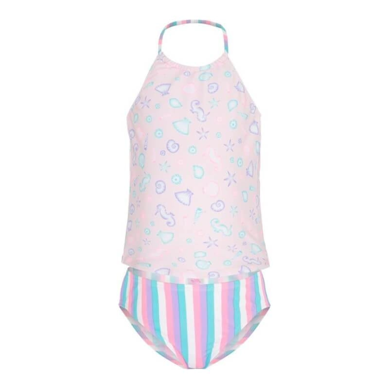 Platypus Sherbet Shore UPF50+ Hi Neck Tankini