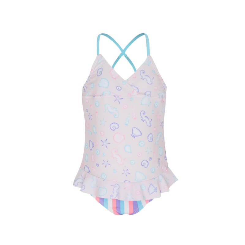 Platypus Sherbet Shore UPF50+ Skirted Swimsuit