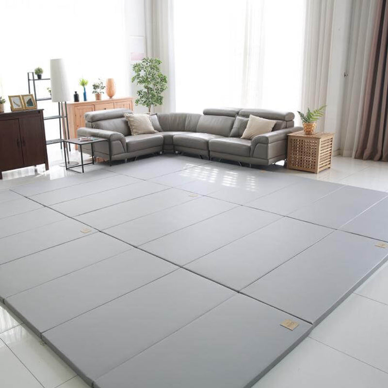 Caraz Signature Clean Folder Mat 200 x 140 x 4cm - Solid Grey