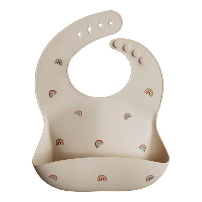 Mushie Silicone Baby Bib