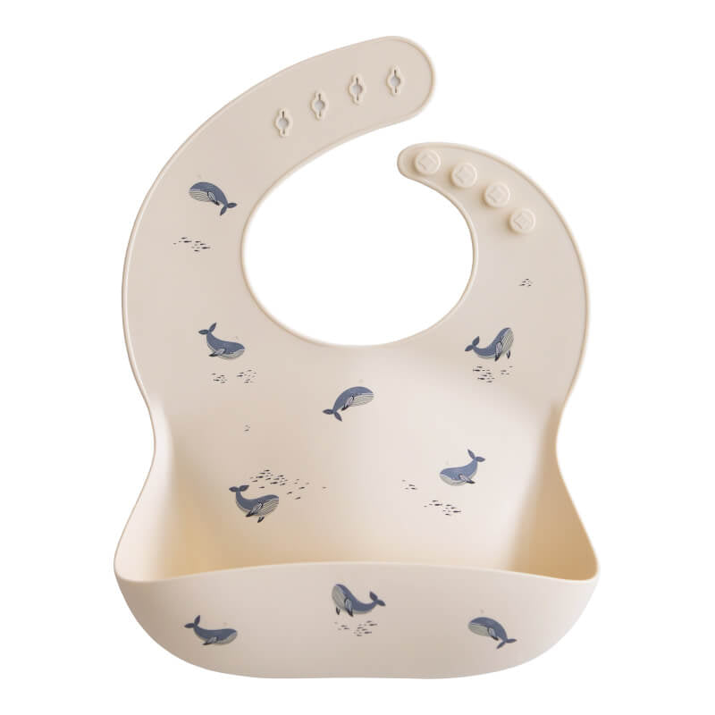Mushie Silicone Baby Bib