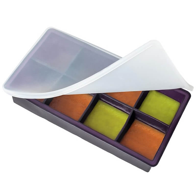 LoveAmme 矽膠嬰兒輔食冷凍托盤 8 x 60毫升份量