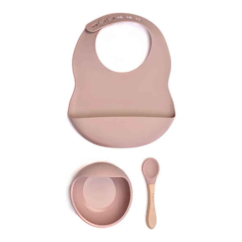 Milk It Baby Silicone Bib & Bowl Set