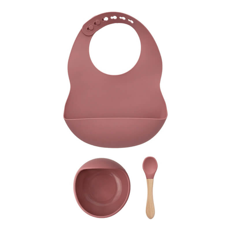 Milk It Baby Silicone Bib & Bowl Set