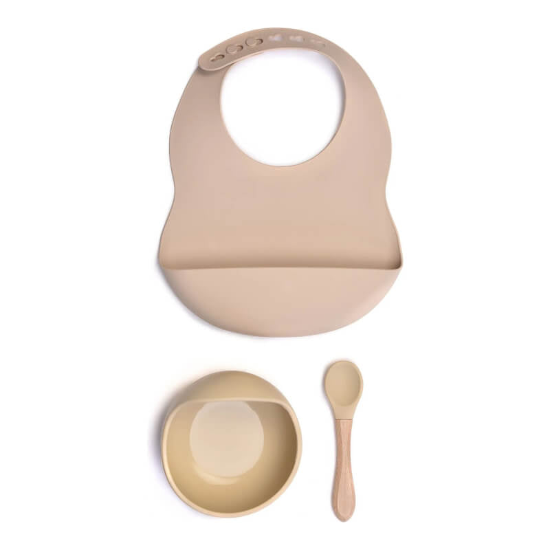 Milk It Baby Silicone Bib & Bowl Set