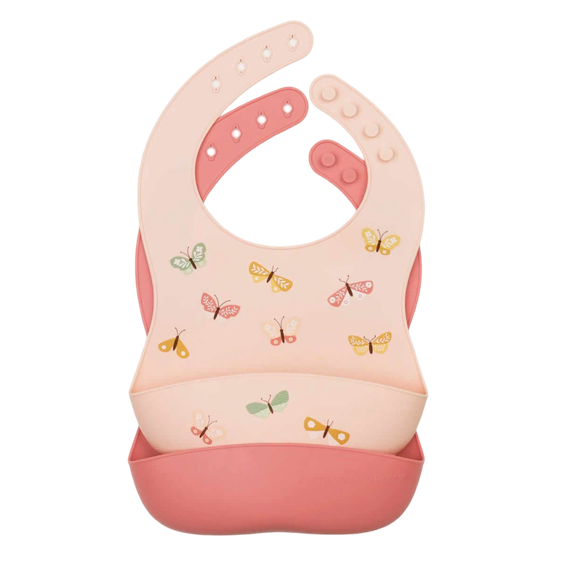 A Little Lovely Company Silicone Bibs - Butterflies