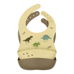 A Little Lovely Company Silicone Bibs (Set of 2) - Dinosaurs