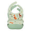 A Little Lovely Company Silicone Bibs Set of 2 - Forest Friends