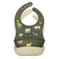 A Little Lovely Company Silicone Bibs (Set of 2) - Savanna