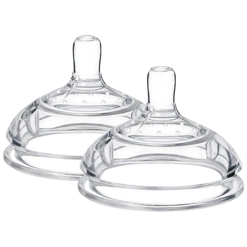 Haakaa Silicone Bottle Anti-Colic Nipple 2pcs