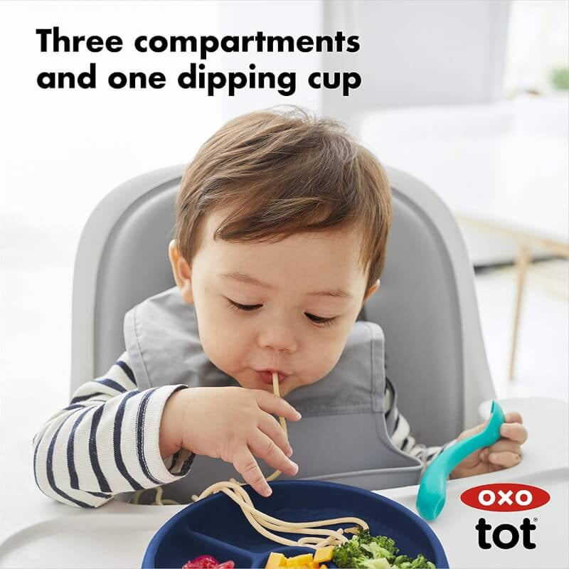 OXO Tot Silicone Divided Plate