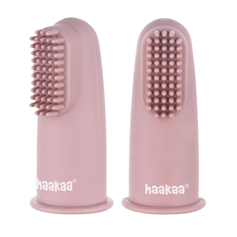 Haakaa Silicone Finger Toothbrush 2-Pack