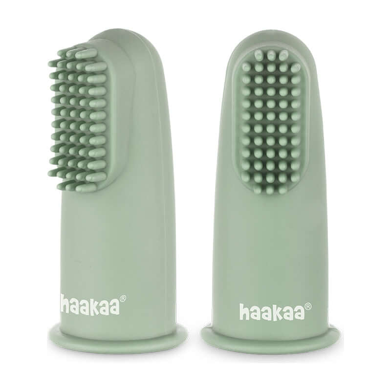 Haakaa Silicone Finger Toothbrush 2-Pack