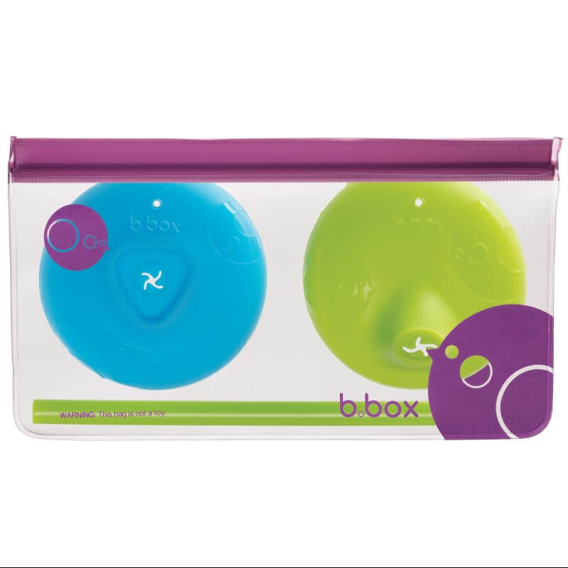b.box Silicone Lids Travel Pack - Ocean Breeze