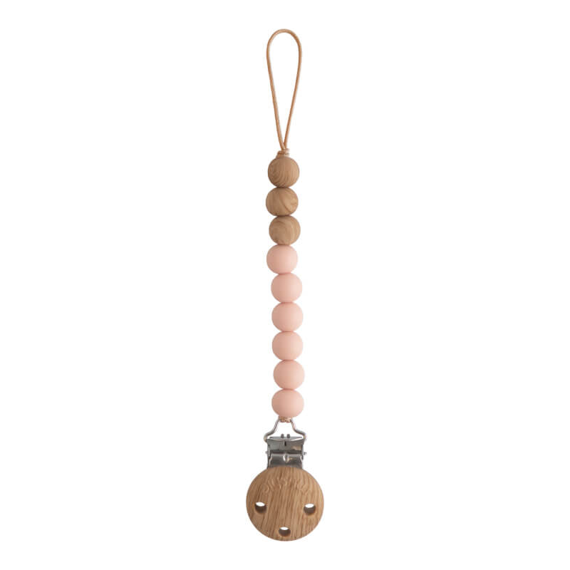 Mushie Silicone Pacifier Clip - Eva