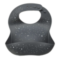 Milk It Baby Silicone Printed Bib - Galaxy Grey