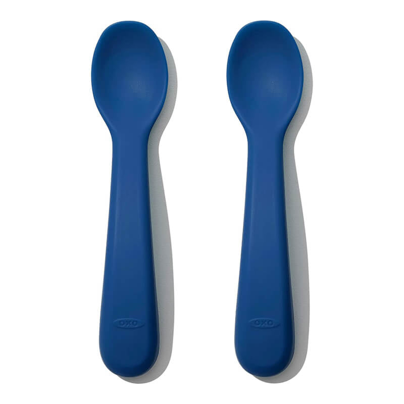 OXO Tot 矽膠湯匙 2 件裝