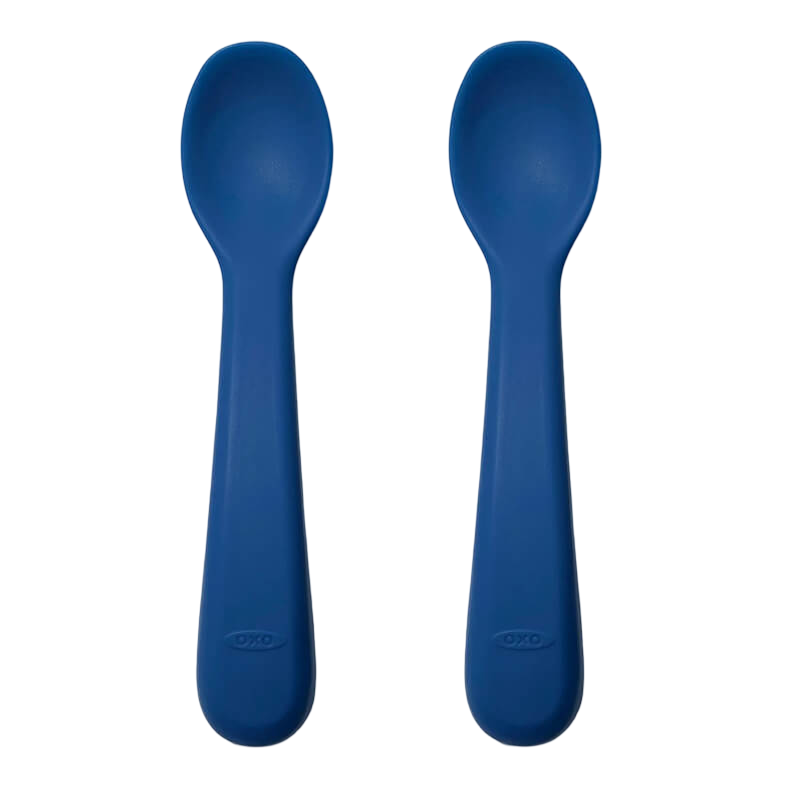 OXO Tot 矽膠湯匙 2 件裝