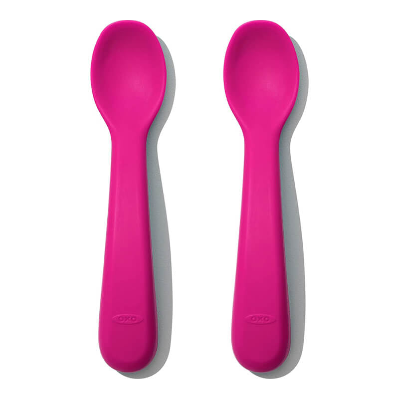 OXO Tot 矽膠湯匙 2 件裝