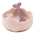 由 Deer Silicone Stick&amp;Stay Bowl &amp; Baby Spoon - Wally - Powder 製作