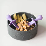 Grabease Silicone Suction Bowl - Gray Dream