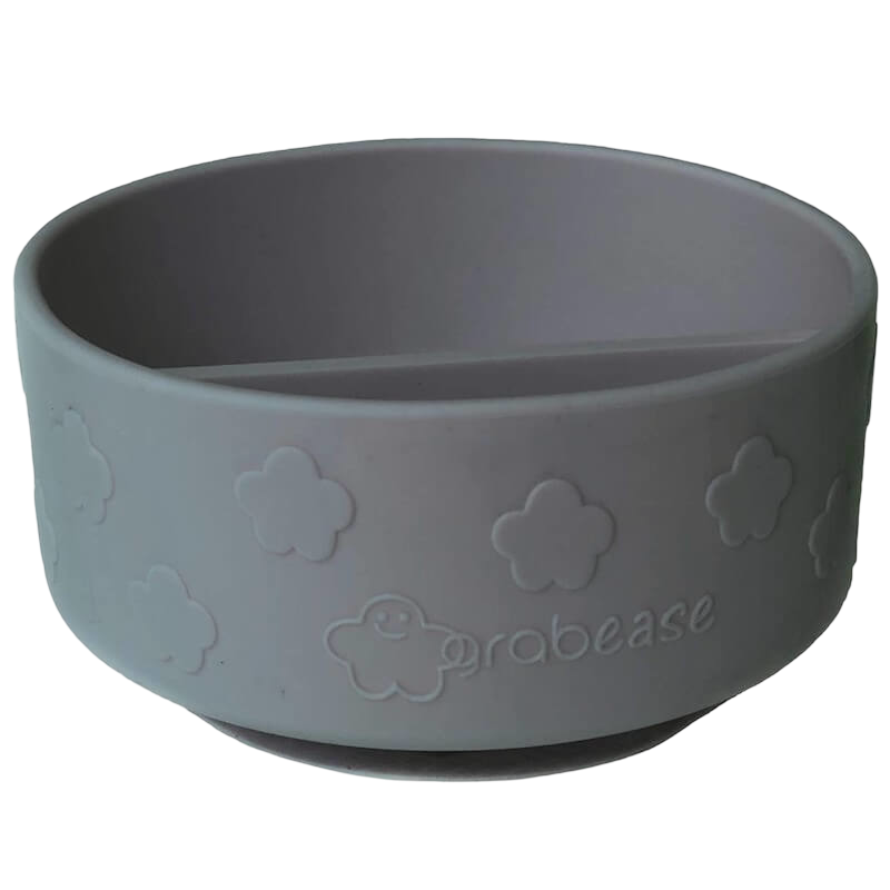 Grabease Silicone Suction Bowl - Gray Dream