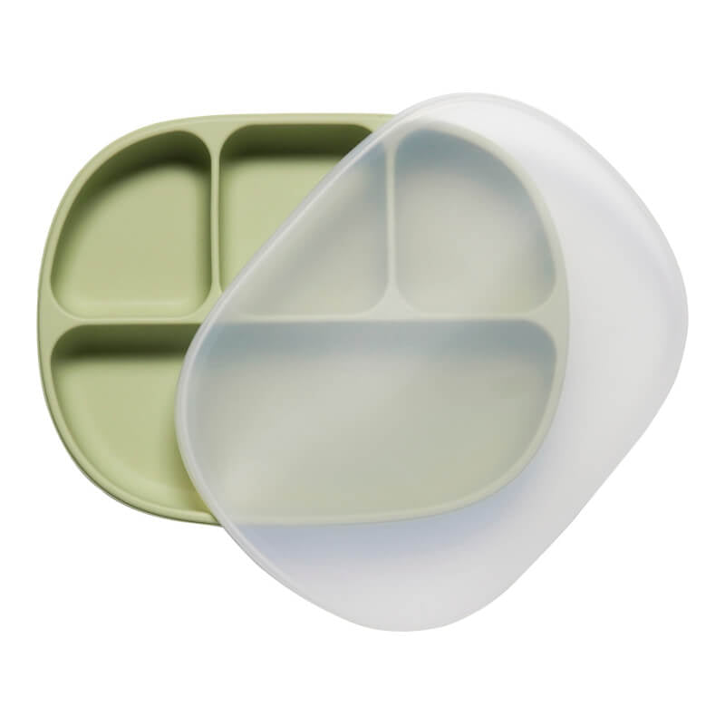 Snapkis Silicone Suction Plate with Divider