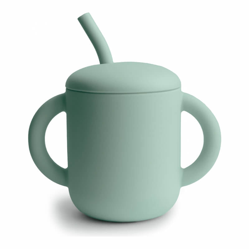 Mushie Silicone Training Cup + Straw