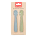 Snapkis 矽膠斷奶湯匙套裝 2 件裝