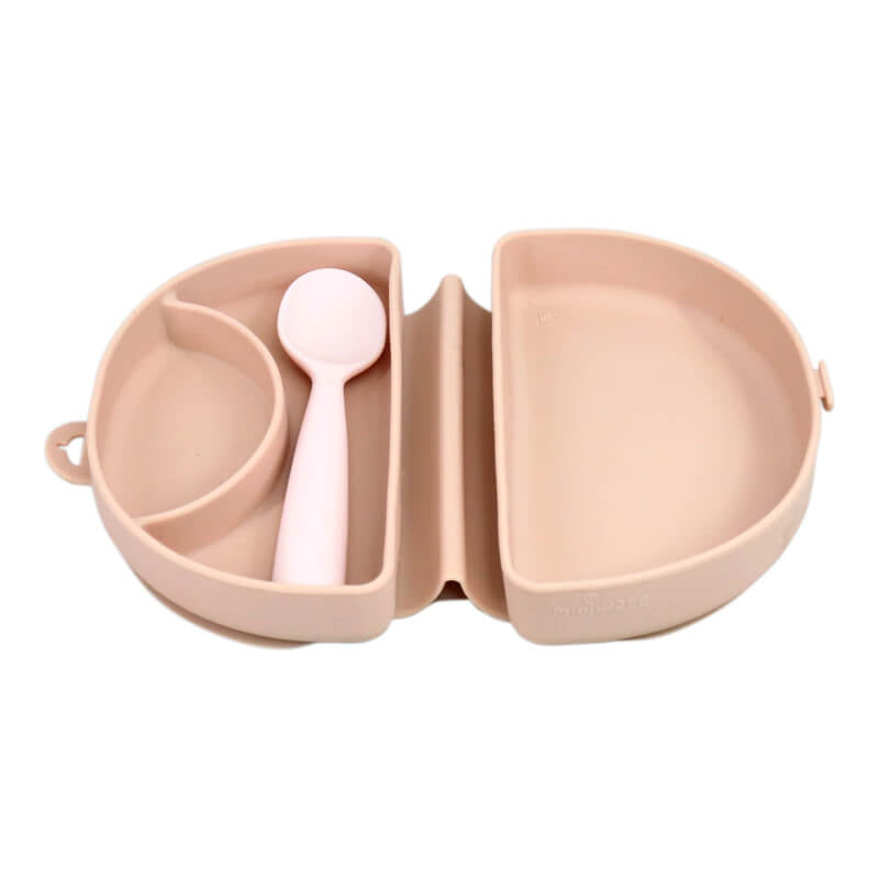 Miniware SiliFold Portable Plate and Scoop Set